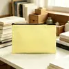 Bolsa de Lienzo Personalizada Estuche Sencillo Retro Cremallera en Blanco Bolsa de Almacenamiento para Cosméticos Papelería Se Puede Imprimir Logo Hecho a Medida