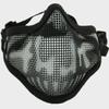 Máscara de alambre de acero de generación V1, equipo de ventilador militar de doble correa para exteriores, autodefensa, ciclismo, media cara, protección bucal de alambre de acero, máscara de media cara