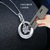 Collar Inteligente de Plata de Ley S925 con Moissanita para Mujer Moda Coreana Nuevo Estilo Lujo Accesible Colgante Cadena Clavicular Elegante Versátil Mujer