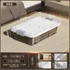 Caja de Almacenamiento Debajo de la Cama, Caja de Plástico Transparente, Caja de Almacenamiento Deslizante, Caja Organizadora de Ropa, Caja de Almacenamiento Debajo de la Cama del Sofá, Caja de Almacenamiento Debajo de la Cama