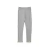 Leggings con Adorno de Encaje para Niñas Wulibu, Dulces y Lindos de Otoño, Suaves, Amigables con la Piel, Delicados Pantalones Largos de Canalé, Modernos