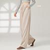 Pantalones de Arroz Glutinoso para Mujer Otoño e Invierno Pantalones de Práctica de Danza Clásica Engrosados Cálidos Pantalones de Baile para Adultos Danza Moderna Pantalones Rectos
