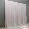 Cortina de Gasa de Fondo para Boda Cortina Decorativa Malla de Pared Cortina de Tela para Transmisión en Vivo de Boda Cumpleaños Influencer Decoración de Escena