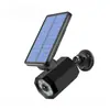 Nova luminária de parede com sensor infravermelho de corpo humano para iluminação, câmera simulada movida a energia solar, para casa, pátio externo