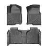 Adecuado para Chevrolet Sierra/Silverado 1500 2019-2024 Tapetes de Piso TPE Tapetes de Piso 3D