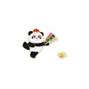 Broche Panda Estilo Chino Lindo Animal Insignia para Bolsa Ropa Accesorios para Bolsa Bambú Panda Gigante Cadena Pin de Solapa
