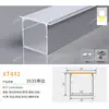 Canal de Aluminio para Luz Lineal LED al por Mayor del Fabricante, Luz Lineal con Borde, Canal de Luz de Aleación de Aluminio, Perfil de Canal de Aluminio para Luz Lineal