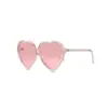 2024 nuevo amor multicolor montura completa corazón tendencia moda personalidad fiesta gafas decorativas para hombres y mujeres