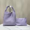 Cross-border estilo saco tecido feminino primavera e verão saco pequeno e leve feminino saco de grande capacidade cesta de legumes bolsa