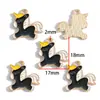 Colgante de aleación de poni unicornio con goteo de aceite de venta caliente transfronterizo Colgante para collar hecho a mano DIY Llavero Accesorios de joyería