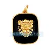 Acessórios DIY Cobre Puro Microincrustado Yin Yang Oito Trigramas Buda Maitreya Cabeça de Leão Pequeno Pingente Pequeno Pingente