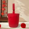 Bolso de Lona 2026 Modelo Nuevo Bolso Cubo de Gran Capacidad Bolso Tote en Blanco para DIY Bolso de Tela Simple Venta al por Mayor