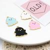 Pingente Fantasma Liga Imp Queda de Óleo Acessórios DIY Halloween Engraçado Pingente Brincos Pingente Brincos Engraçado
