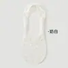 Calcetines de tobillo para mujer para primavera y verano, calcetines cortos finos de encaje, antideslizantes, no se resbalan, frescos y transpirables para el verano, calcetines invisibles de corte bajo
