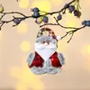Adornos de Tela Navideños, Muñecos Navideños Pequeños, Pequeñas Decoraciones Colgantes, Colgantes para Árbol de Navidad, Artículos Decorativos, Colección de Colgantes Pequeños para Regalo
