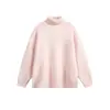Suéter de cuello alto negro para hombre, estilo otoño e invierno, engrosado y cálido, adecuado como capa base, color liso, tejido de punto pullover simple y versátil