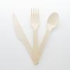 Cucharas Desechables de Abedul, Cubiertos para Llevar, Juegos de Cubiertos y Cucharas Desechables para Comida Occidental, Cucharas de Madera, Ecológicas y Biodegradables