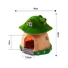 Decoración de Paisajismo para Acuario, Casa de Champiñones con Musgo, Casa de Escondite, Decoración de Acuario, Artesanías de Resina, Casa de Escondite para Peces y Camarones