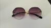 Gafas de sol sin marco para mujer, versión coreana, con borde cortado y degradado, película marina transparente, venta al por mayor, 8063