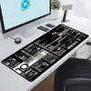 Juego Cyberpunk Tecnología Futurista Alfombrilla de Ratón Súper Grande Tecnología de Gaming E-Sports Alfombrilla de Oficina Extra Grande Borde Antideslizante con Bloqueo
