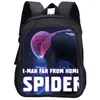 Mochila Escolar para Jardim de Infância Homem-Aranha Homem Aranha Estampa de Personagem One Piece Mochila Infantil 13 polegadas Atacado Transfronteiriço