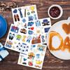 Et051 Día del Padre Marco de Fotos con Pegatinas DIY Decoración Rompecabezas Pegatina Pegatina de Dibujos Animados