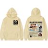 Sudadera con Gráfico de Portada de Álbum de Rapper Baby Gang Tour 2025 Yo