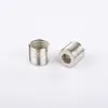 Llave de vaso con casquillo G9 Portalámparas Halógeno Cerámico con Anillo Exterior de Plástico, Anillo Exterior de Metal, Anillo Roscado de Aleación de Zinc