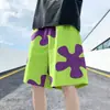 Shorts Dropshipping Estilo Patrick Estrela para Homens, Shorts Casuais de Verão Bob Esponja, Shorts de Praia para Casal