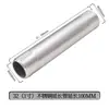 Conector Rosqueado de Aço Inoxidável de 4 Pontos, Adaptador Direto com Rosca Interna e Externa, Conector de Tubo de Extensão Espessado de 6 Pontos para 4 Pontos, Conexões para Tubos de Água
