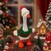 Set de disfraz de ganso para porche transfronterizo, figura de ganso en miniatura, disfraz para decoración de ambiente navideño, accesorios de suéter tejido
