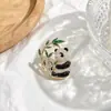 Broche de Novo Estilo Transfronteiriço, Corsage Colorido para Mulheres, Alfinete Exquisito, Estilo Retrô Europeu e Americano, Acessório para Terno, Joia Anti-Exposição