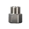 Pistola de água para lavadora de alta pressão de carro adaptador 55/58 14/18 giro diâmetro variável tubo de arame de aço todo cobre 360 interno 22 externo rosca
