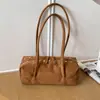 Bolso de Ante Retro Melanoid para Mujer 2026 Nueva Moda Gran Capacidad Bolso de Hombro Único Bolso de Axila Bolso de Mano Tipo Baguette