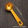 Juego de Cucharas Medidoras de Acero Inoxidable con Escala Dispositivo Medidor para Hornear Cuchara para Condimentos Cuchara para Granos de Café Amazon Transfronterizo