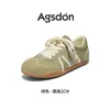Zapatillas de Entrenamiento Augushiden Rojas para Mujer 2026 Nuevo Otoño Zapatos Deportivos de Bádminton Suela Suave Cómodas Zapatos Casuales