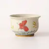 Glacê de Caramelo Azul e Branco Vermelho Ardósia Orquídea Borboleta Pintada à Mão Cerâmica Xícara Mestra Xícara de Chá Doméstica Conjunto de Chá Kung Fu Xícara de Chá