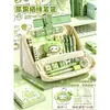 Set de papelería para la vuelta al cole infantil Producto Nuevo Estuche de manzana y gato Bolígrafo y Papel Regalo de Cumpleaños Recuerdo Práctico Venta al por Mayor