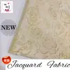 Em estoque tecido jacquard tingido na massa tridimensional côncavo ouro e prata seda rosa roupa infantil vestido