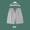 Shorts masculinos de verão estilo coreano tamanho grande, soltinhos, de seda gelada fina, para esportes de basquete e uso casual