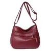 Bolso para Mujer 2026 Nueva Tendencia Callejera Piel Suave Multicapa Moderno Bolso de Hombro Cruzado para Señoras Madres de Edad Media Venta al por Mayor