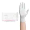 Guantes de nitrilo desechables, engrosados, duraderos y de grado alimenticio para uso en catering y cocina; impermeable, resistente al aceite y resistente a la abrasión; extra largo para lavar platos