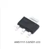 Chip de fuente de alimentación regulada SOT-223 AMS1117-1.2 1.8 2.5 3.3 5.0 V ADJ, circuito integrado reductor