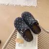 Zapatos Birkenstock Retro de Suela Gruesa Totalmente Cerrados para Mujer 2026 Otoño Nuevo Estilo Par Oculto que Aumenta la Altura con Falda Mocasines de Lunares de Moda