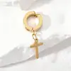 Clips para Orejas de Acero Inoxidable Personalizados sin Perforación Tendencia Europea y Americana Hip-Hop Pendientes y Aretes Punk para Hombres y Mujeres Venta al por Mayor