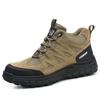 Zapatos de Seguridad de Verano Anzhi para Hombre, Anti-Aplastamiento, Anti-Perforación, Antideslizantes, de Caña Alta, Forrados de Felpa, Cálidos, Ligeros, Adecuados para Sitios de Construcción
