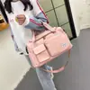 Bolsa de equipaje portátil ligera de gran capacidad para distancias cortas, bolsa de viaje para viajes de negocios, bolsa deportiva para fitness, bolso cruzado para hombre con separación de seco y húmedo