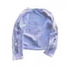 Estampado marca de moda transfronteriza calle alta manga larga AliExpress casual nuevo manga larga para hombre Y2K letra otoño e invierno al por mayor