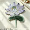 Parches de tela bordados de loto, accesorios para cheongsam, accesorios para Hanfu, parches de estilo chino, parches termoadhesivos, parches bordados para disfraces de escenario, apliques bordados