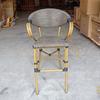 Fabricante Foshan, silla alta retro para bar, silla para cafetería al aire libre, tienda de té con leche, mesa y silla al aire libre, venta al por mayor